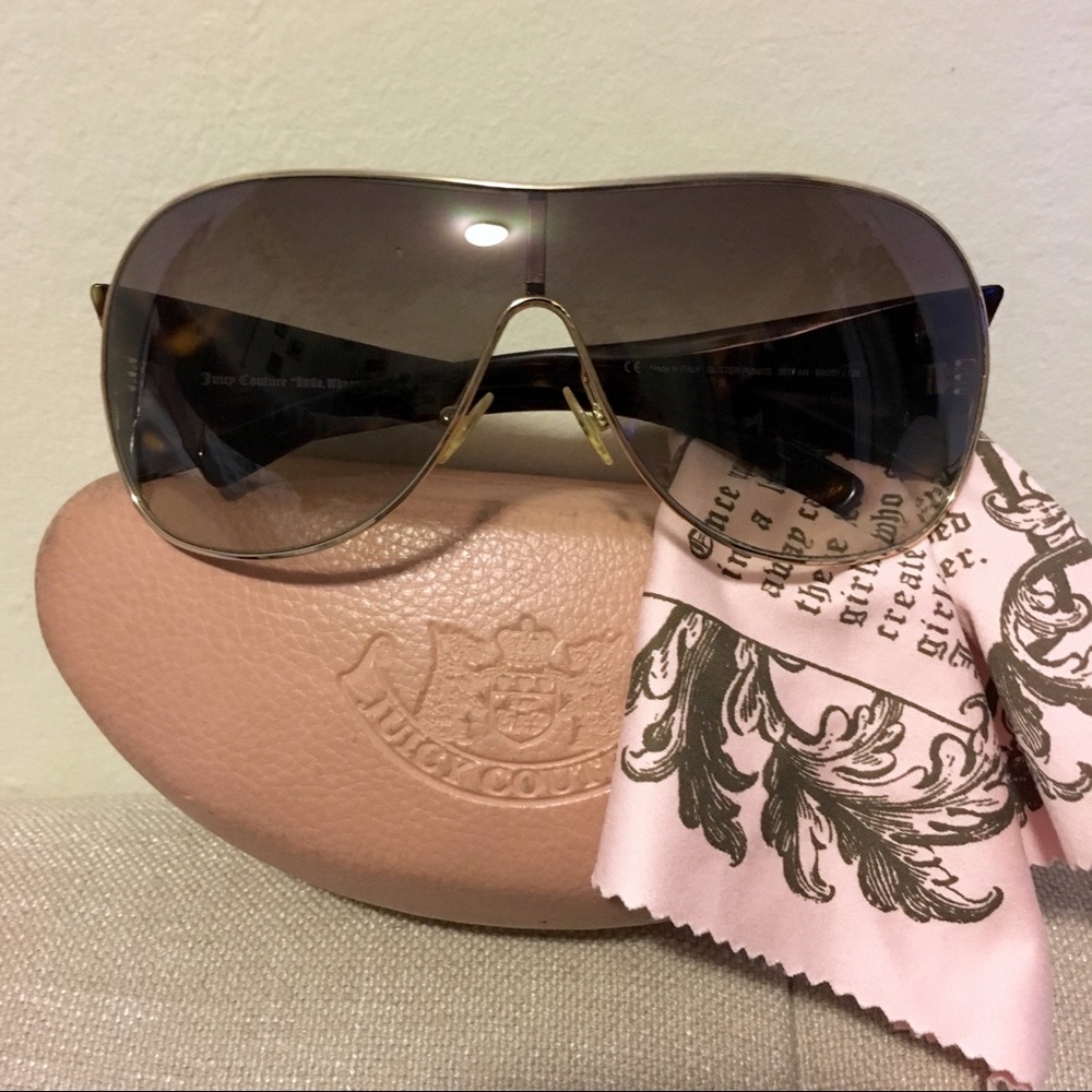 Juicy Couture Glitter Punk/s Brown Sunglasses